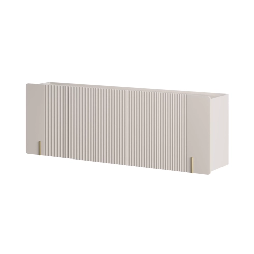 Komoda Malmi 200 cm wisząca - kaszmir / złoty